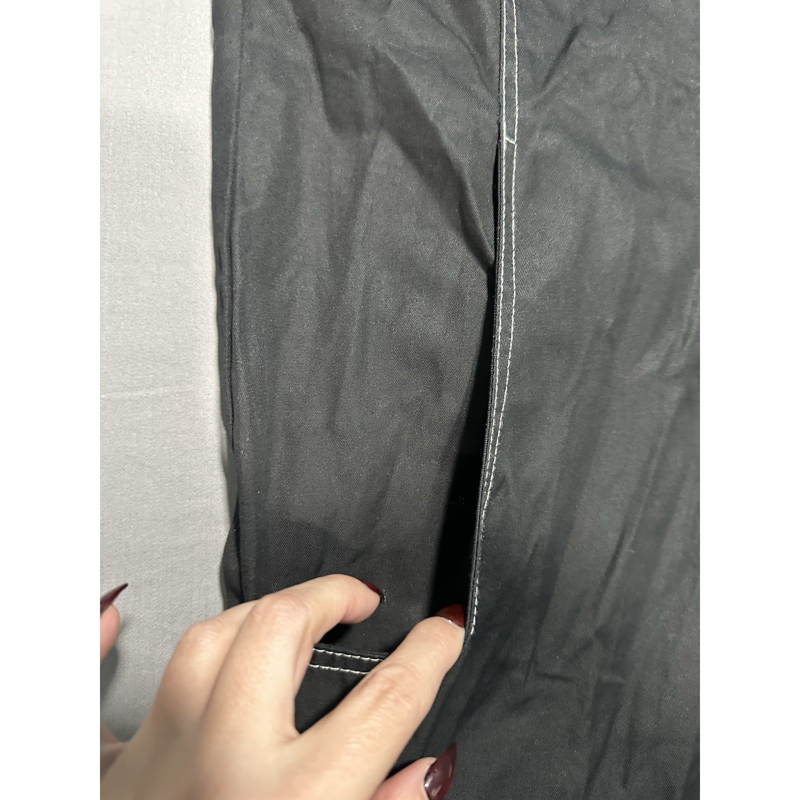 Orseund Iris Black Front Pockets Jumpsuit Xs — image 2 of 8